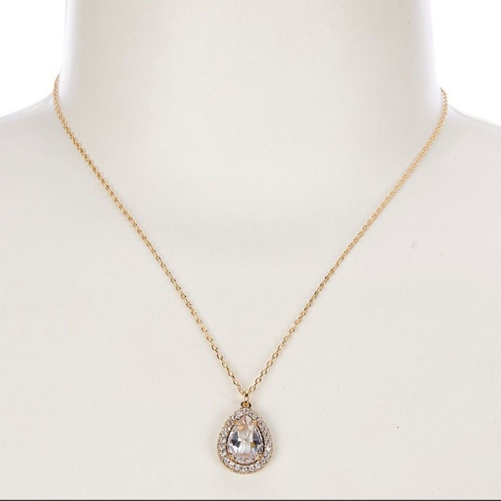 Kate Spade Brilliant Statements Pavé Halo Mini Pendant